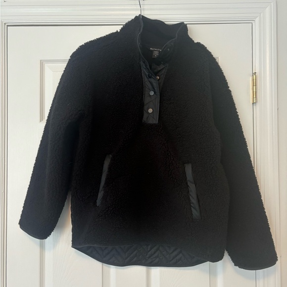 Athleta Cozy Sherpa Snap Sweatshirt - Picture 3 of 7